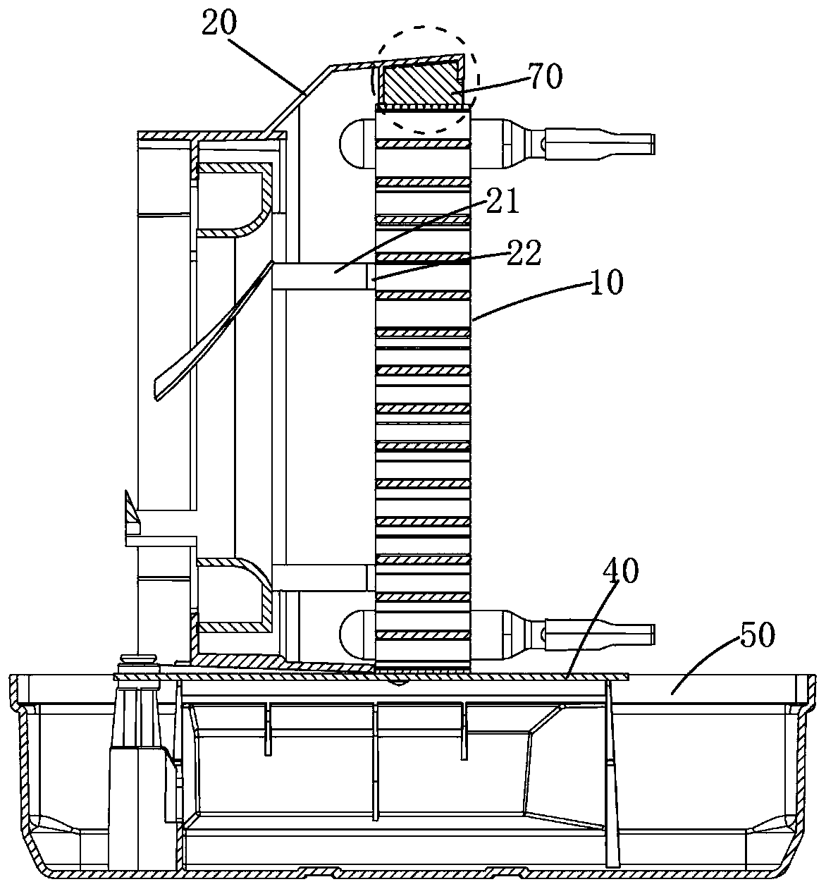 Refrigerating device