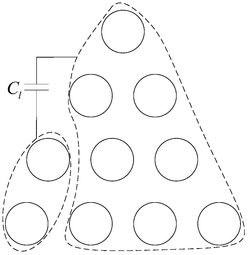 A test method for distributed capacitance of conductor system of large electrical equipment