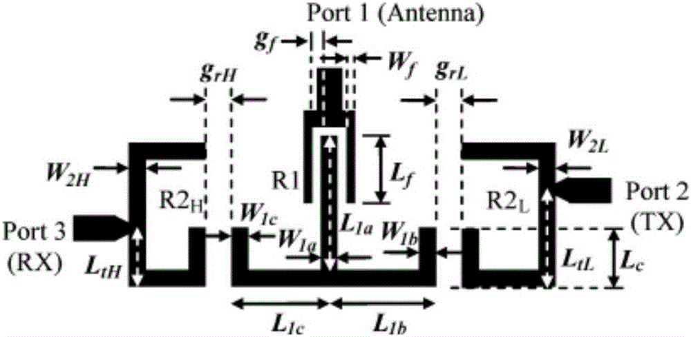 Novel coupling network based planar CQ diplexer