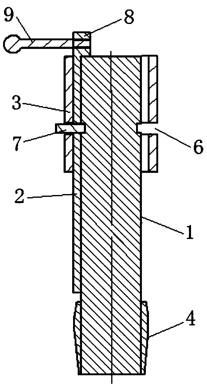 Method and device for installing in-hole O-shaped seal ring