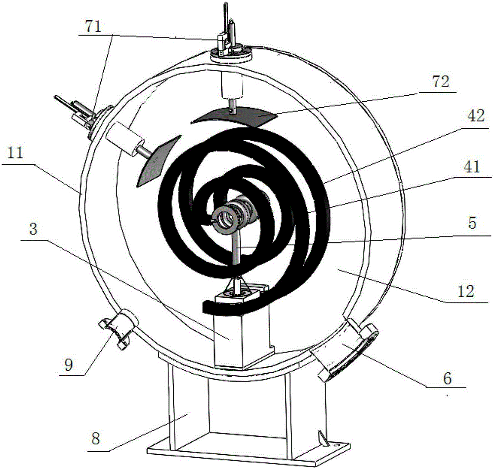 Helical multi-gap high-frequency resonator device and beamforming and accelerating method