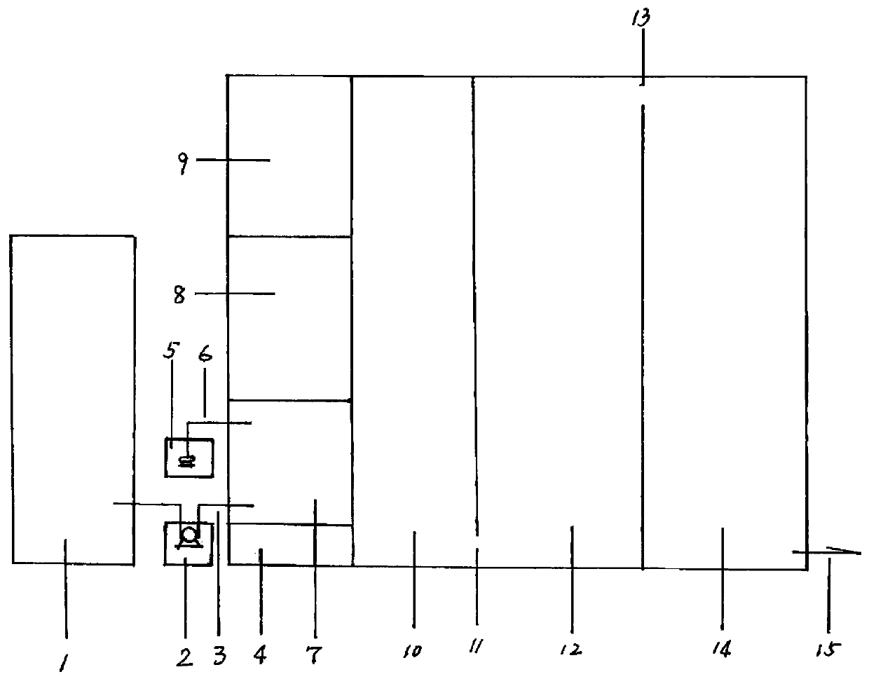 Purification treatment method for mariculture tail water emission