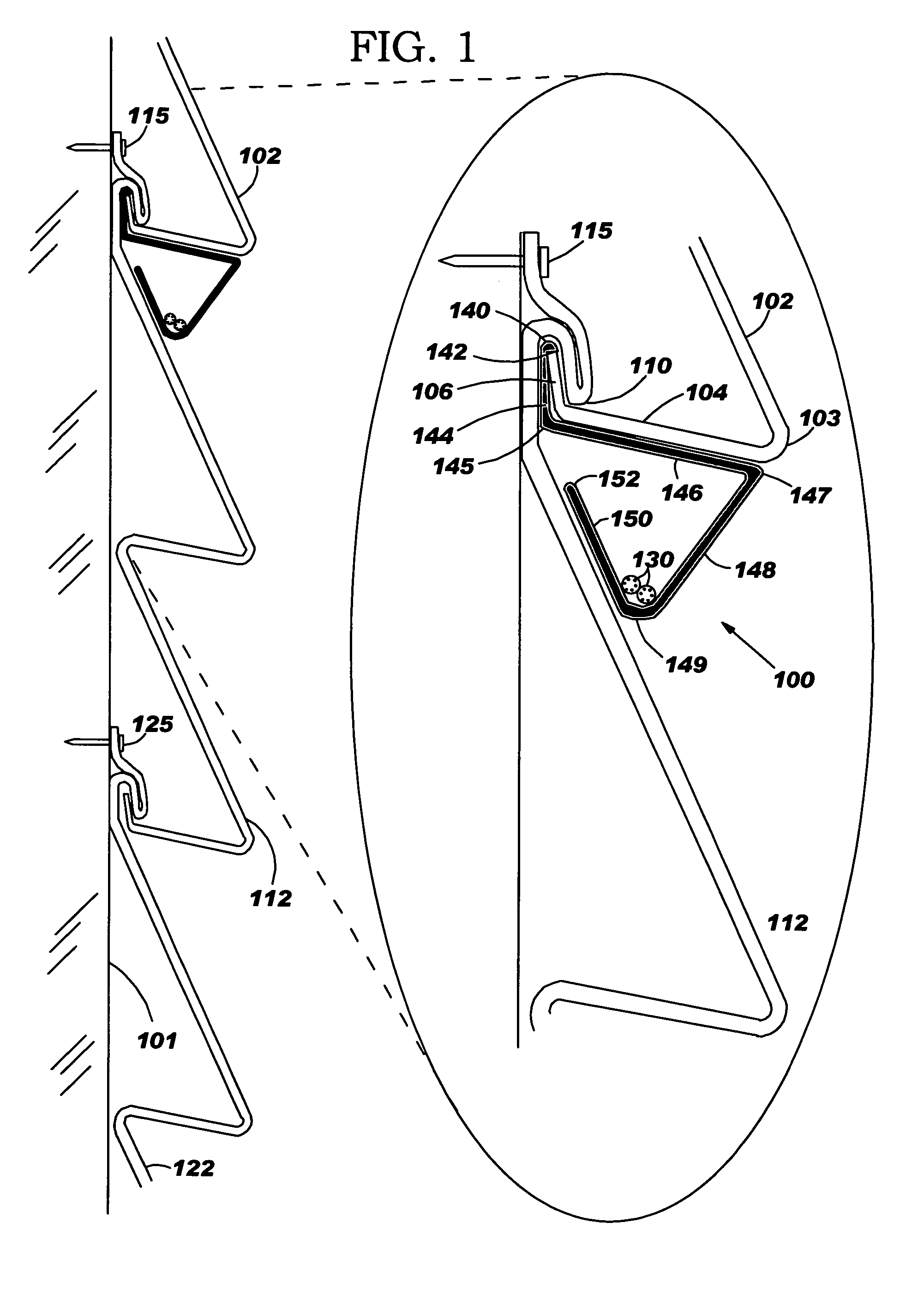 Vinyl siding wire channel