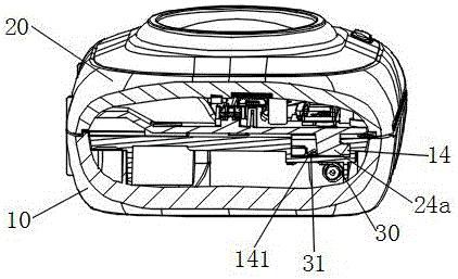 Cover opening/closing-stable miniprinter