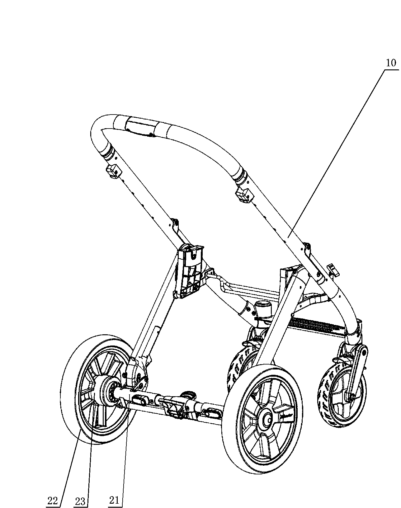 Bassinet capable of generating electricity