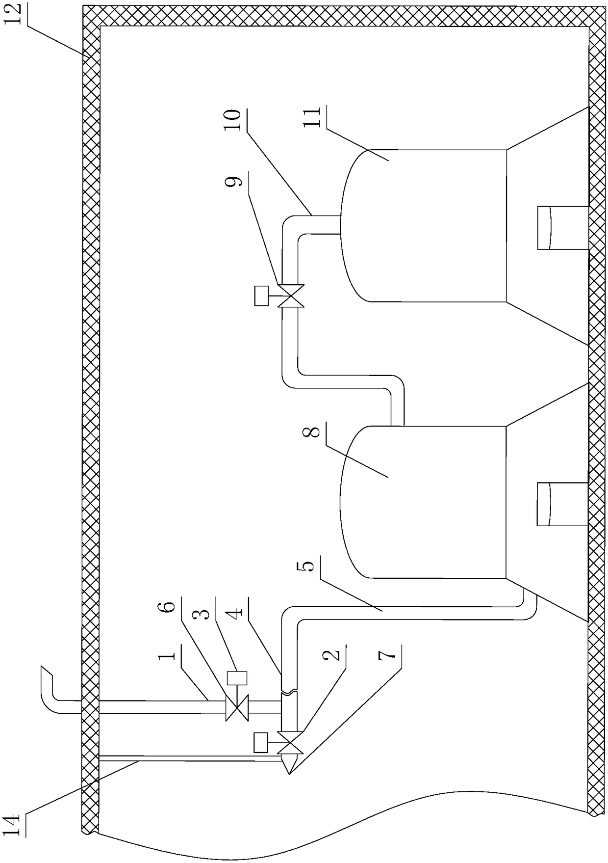 Equipment station with fire extinguishing function