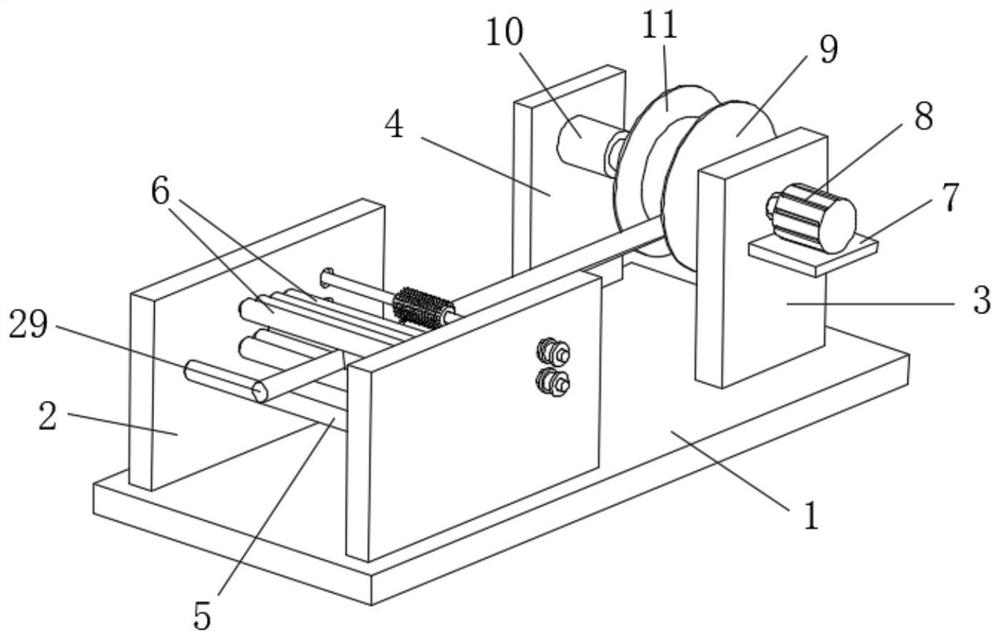 Product rolling device for fire hose processing