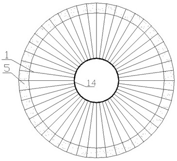 Structural system and construction method of super large hyperboloid double-layer cable storage tank