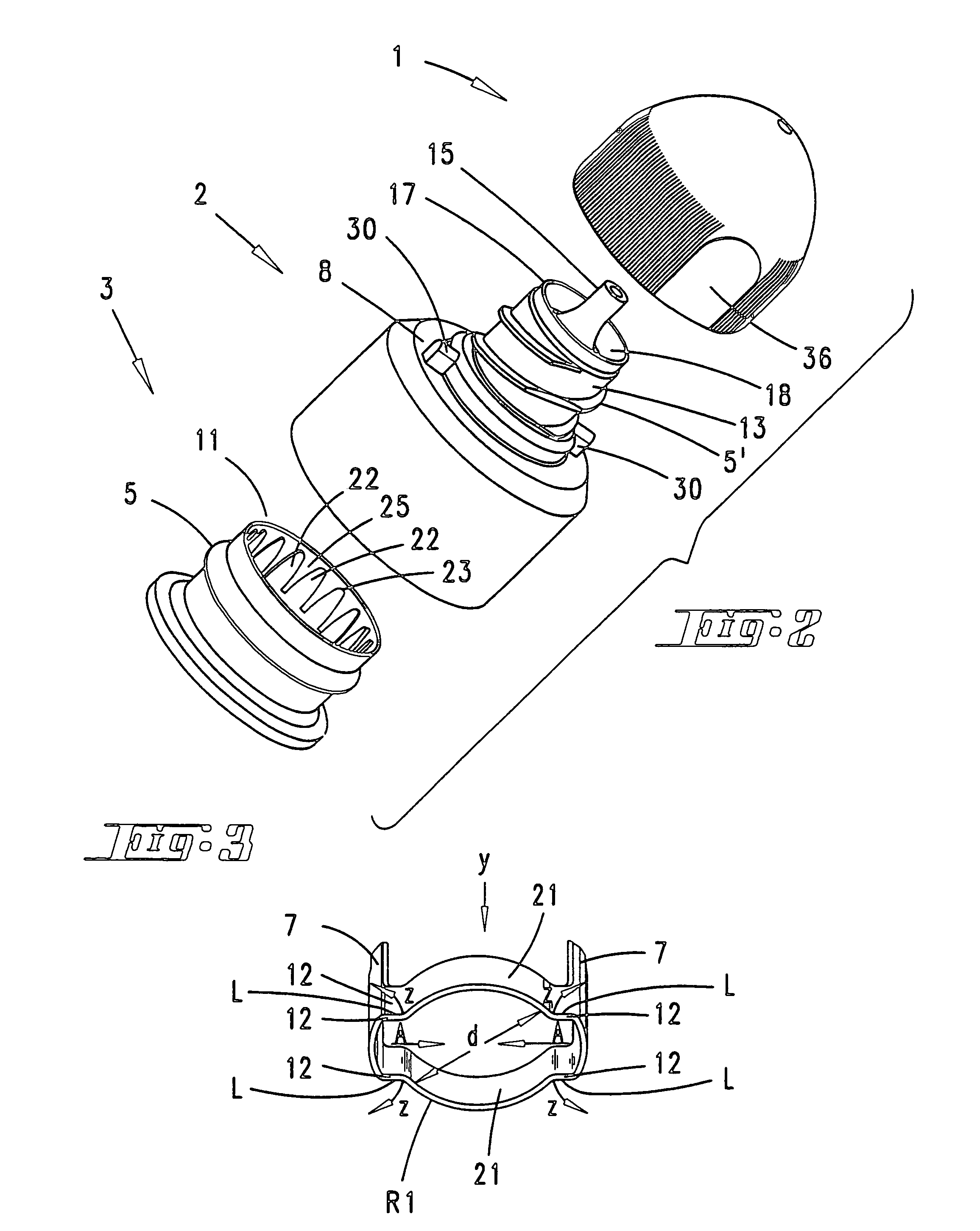 Closure cap cooperating with a bottle type container