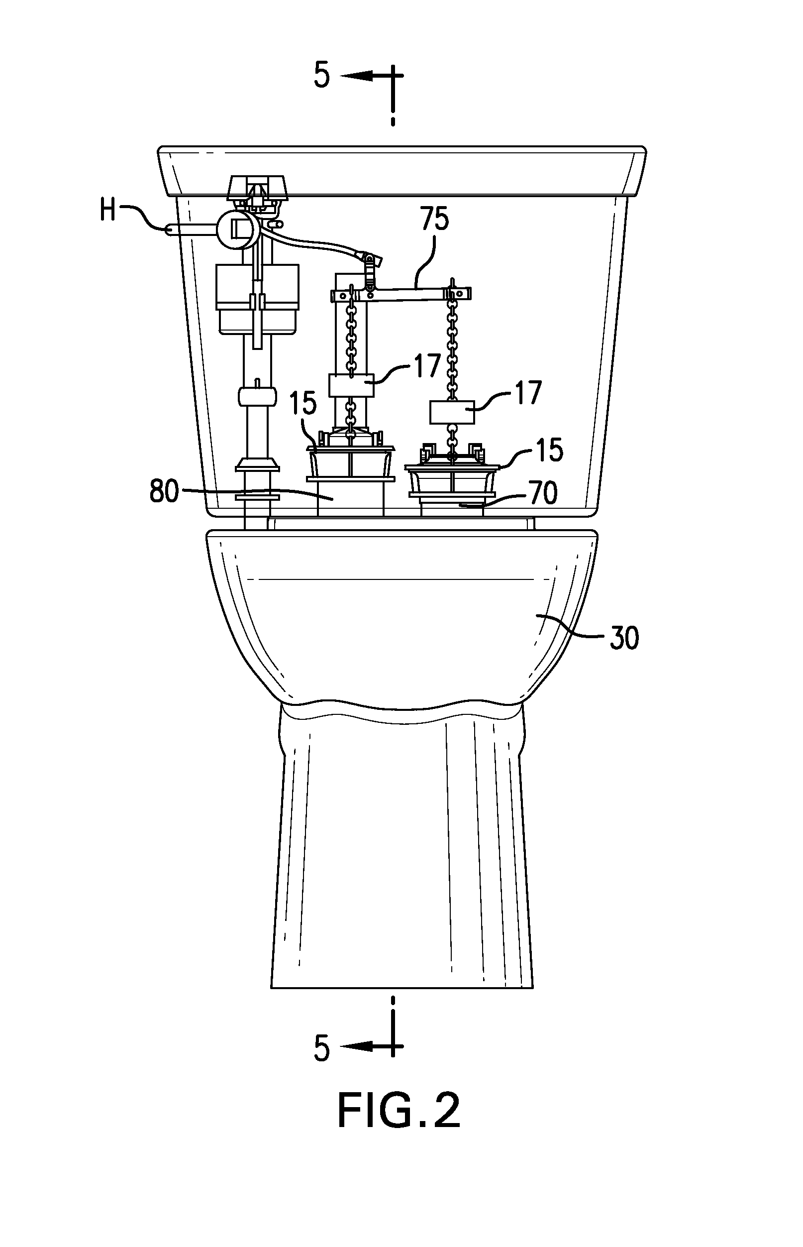 Primed Siphonic Flush Toilet