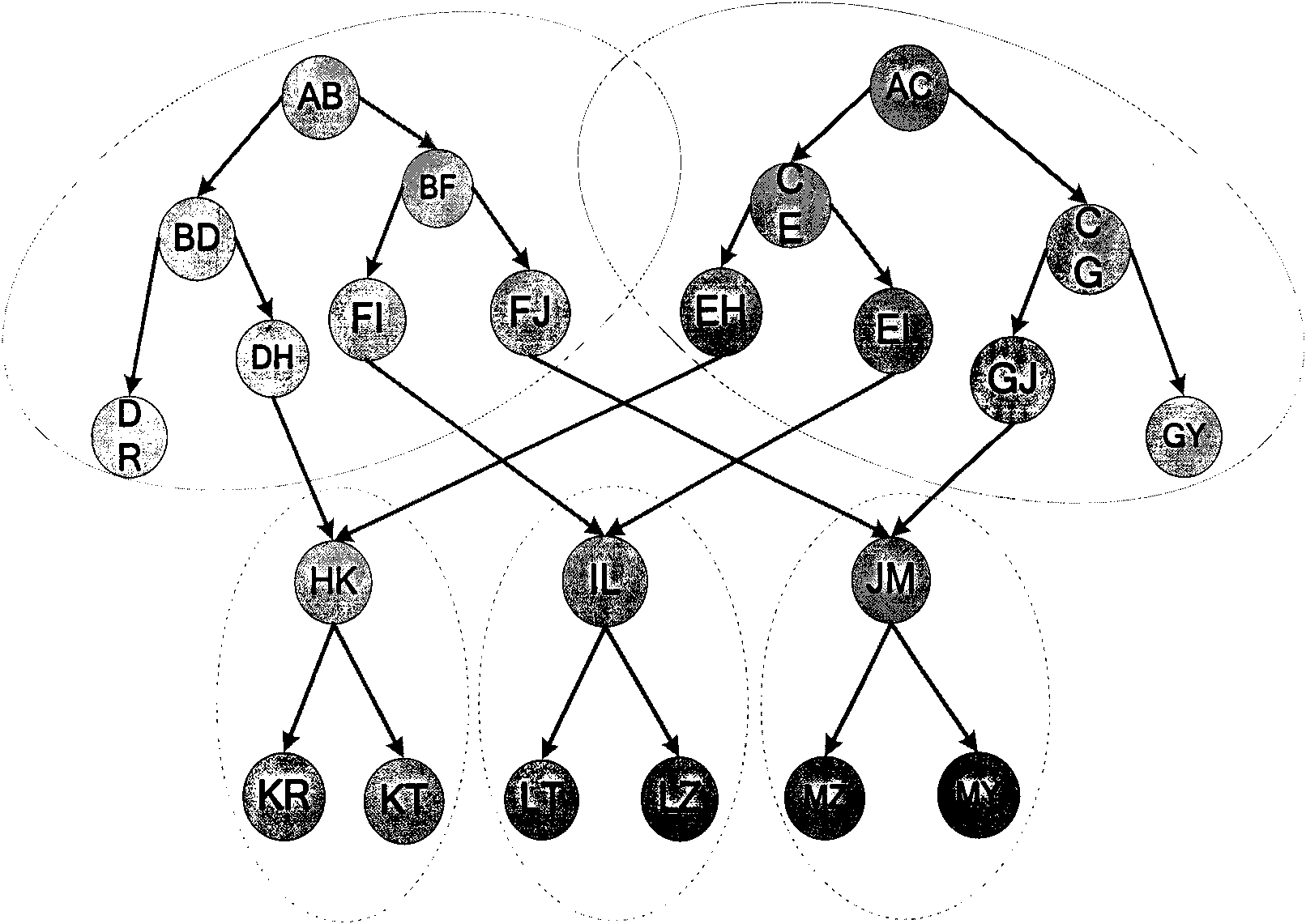 Dynamic allocation method of coding vector based on graph coloring in multicast network