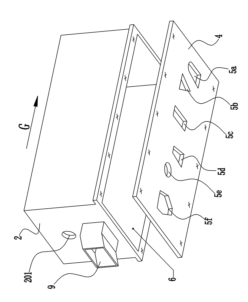 Device for drying sludge with bottom air admission structure