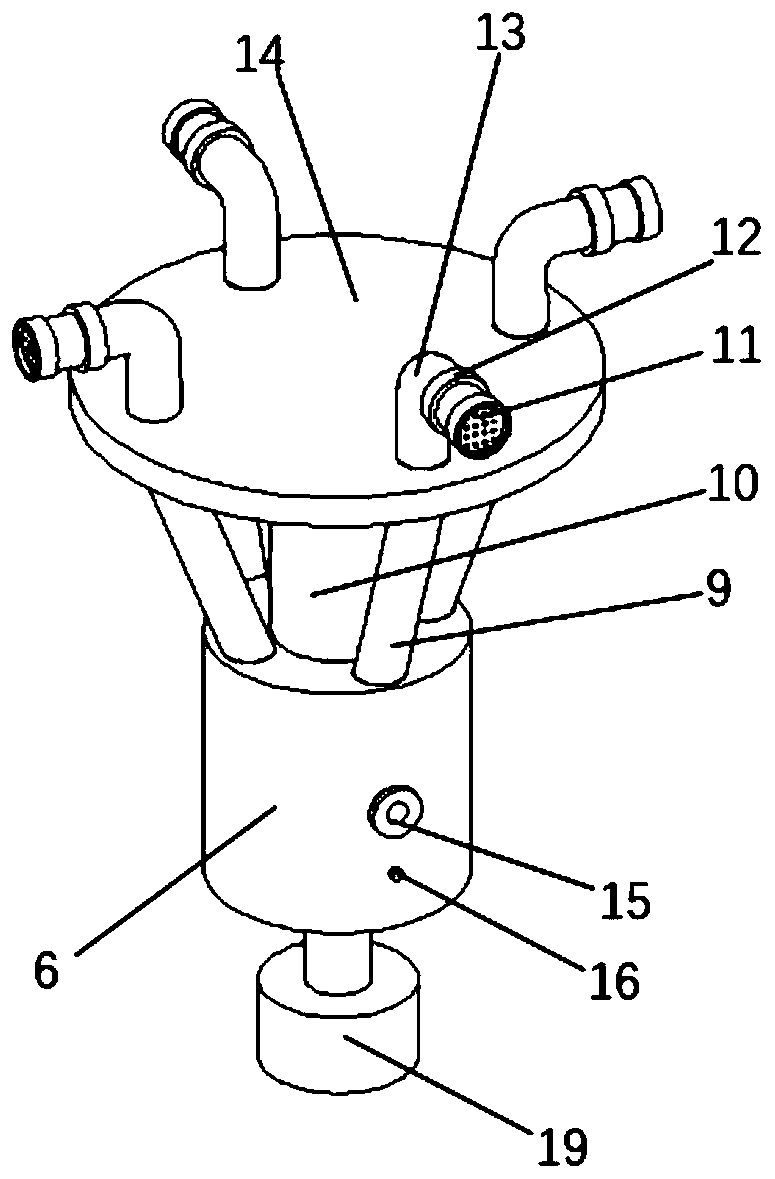 Environmental-friendly energy-saving spray irrigation equipment for landscape gardens