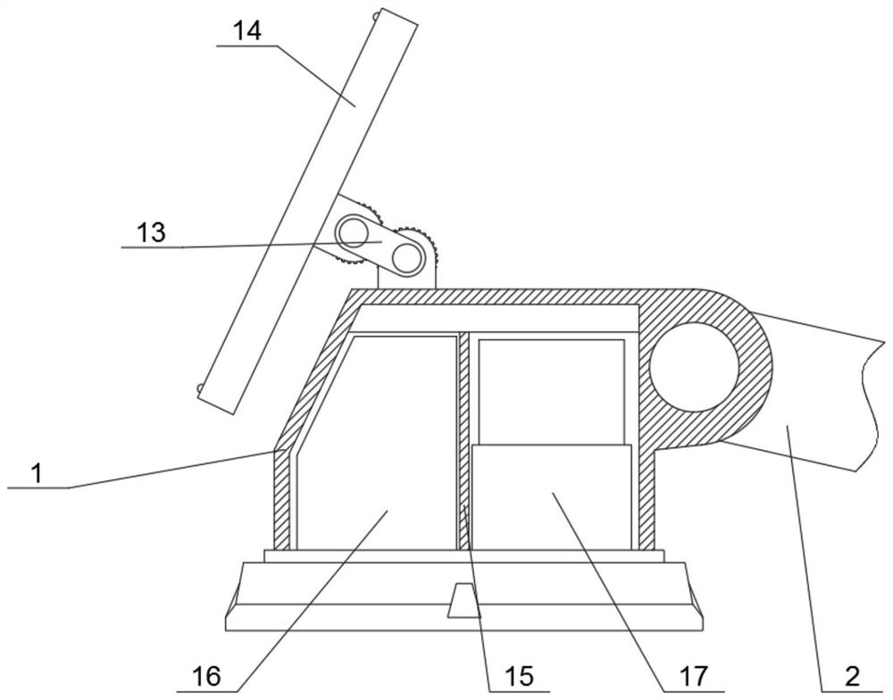 Vehicle-mounted mobile phone wireless charging conversion system and control method