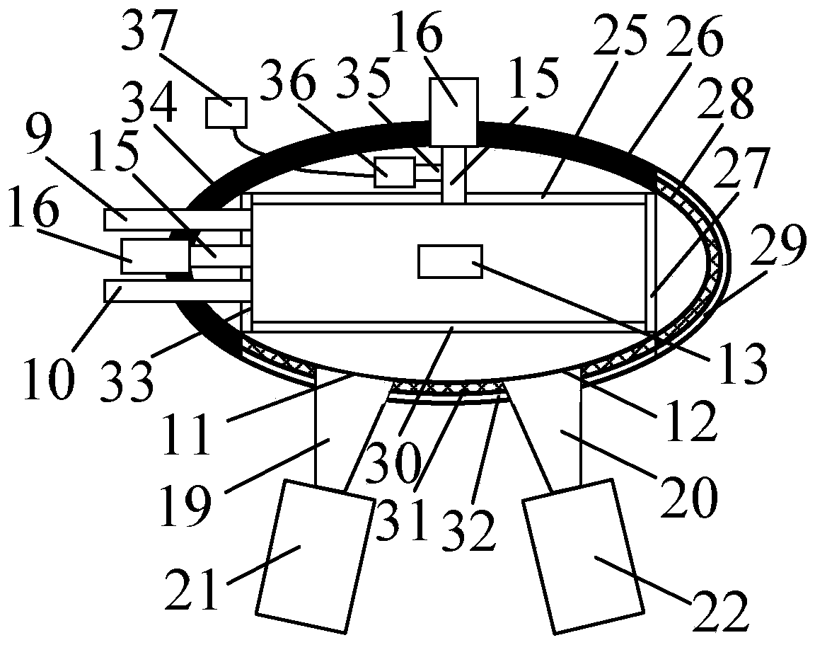 A device and method for synchronously measuring the gas-solid two-phase velocity field of a wall-attached jet