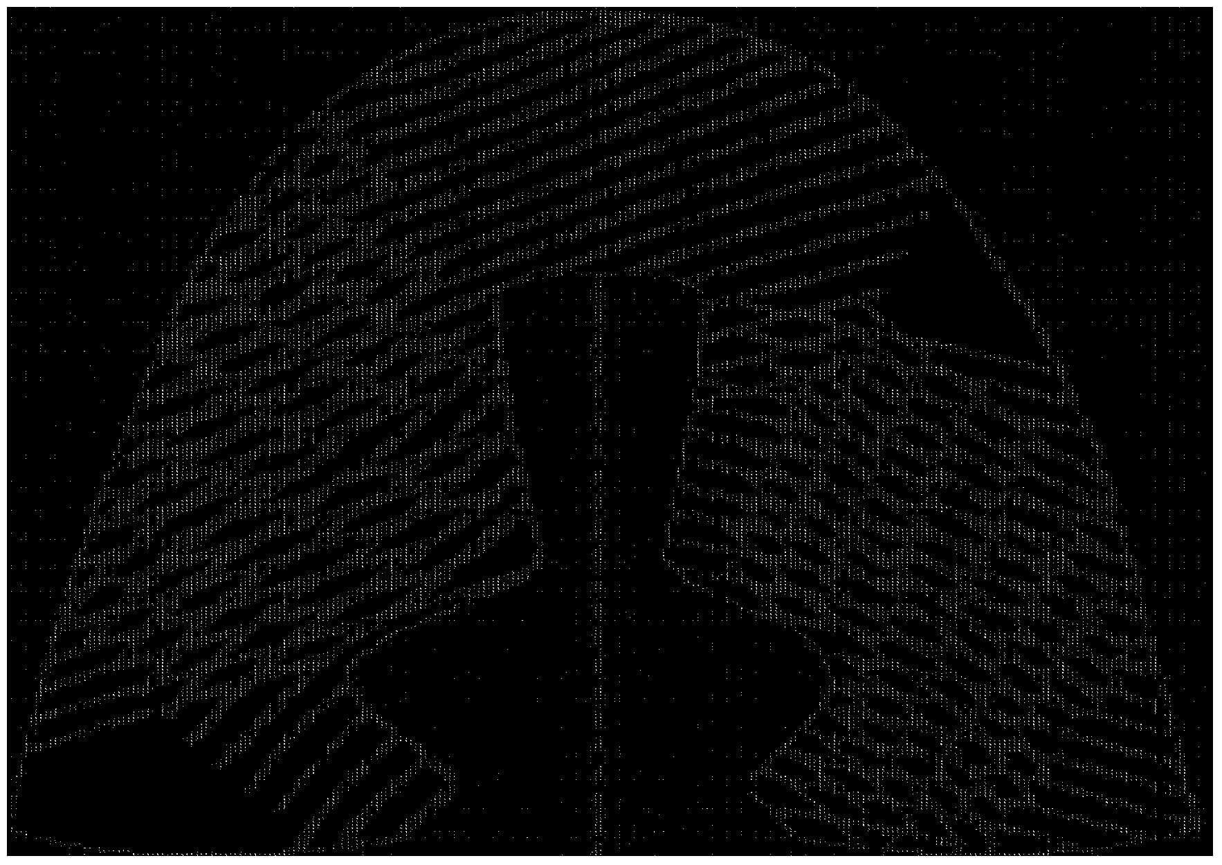 Formation method of two-color or multi-color jacquard warp knitting cloth and warp knitting cloth formed according to same