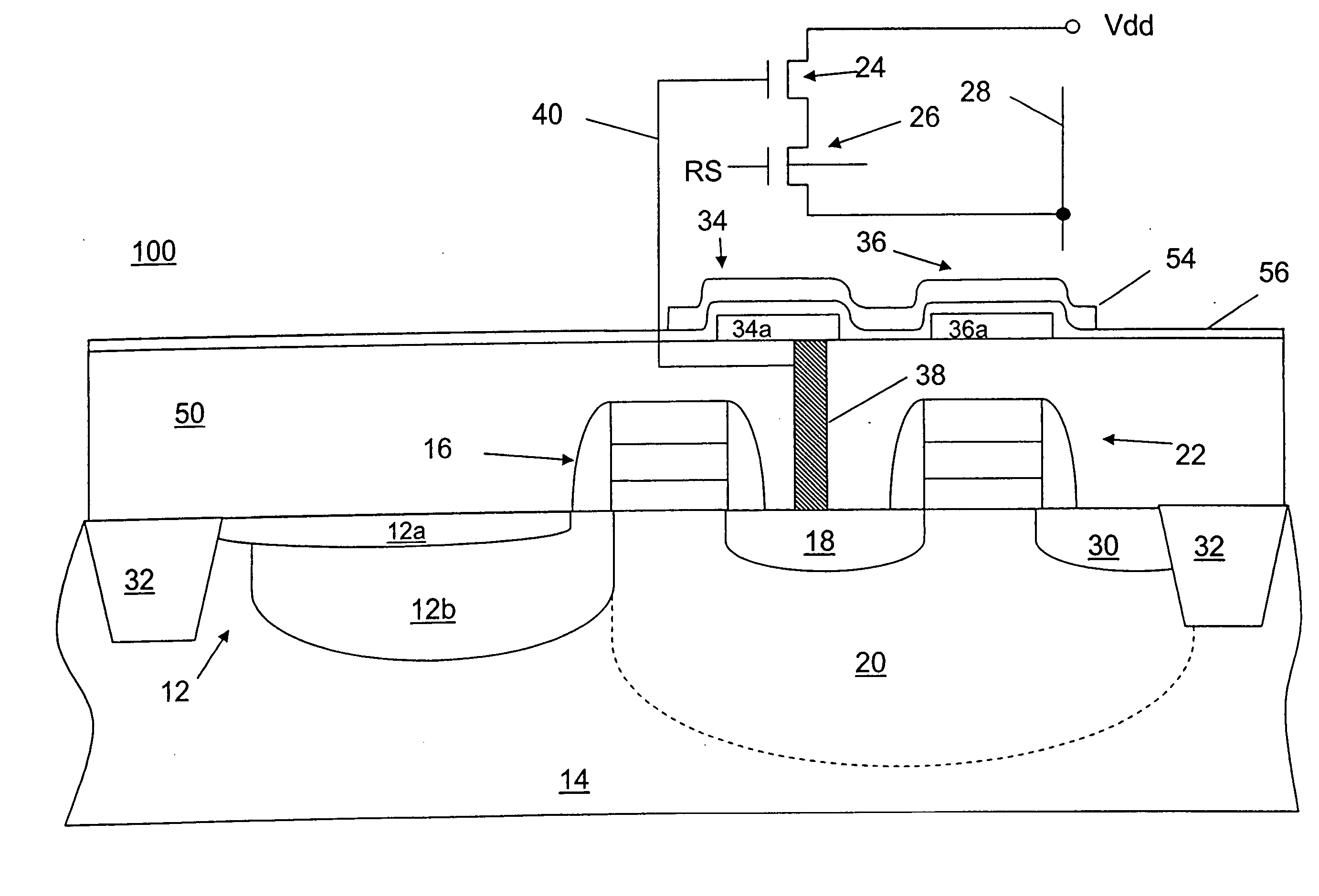 Imager photo diode capacitor structure with reduced process variation sensitivity