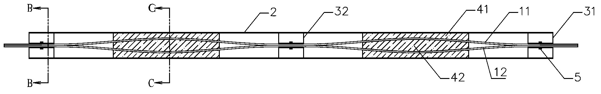 Viscous-plastic energy-dissipation damping support