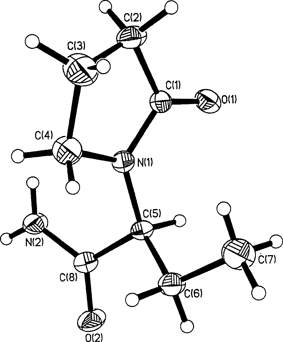 Synthesis of (S)-alpha-ethyl-2-oxi-1-pentazane acetamide