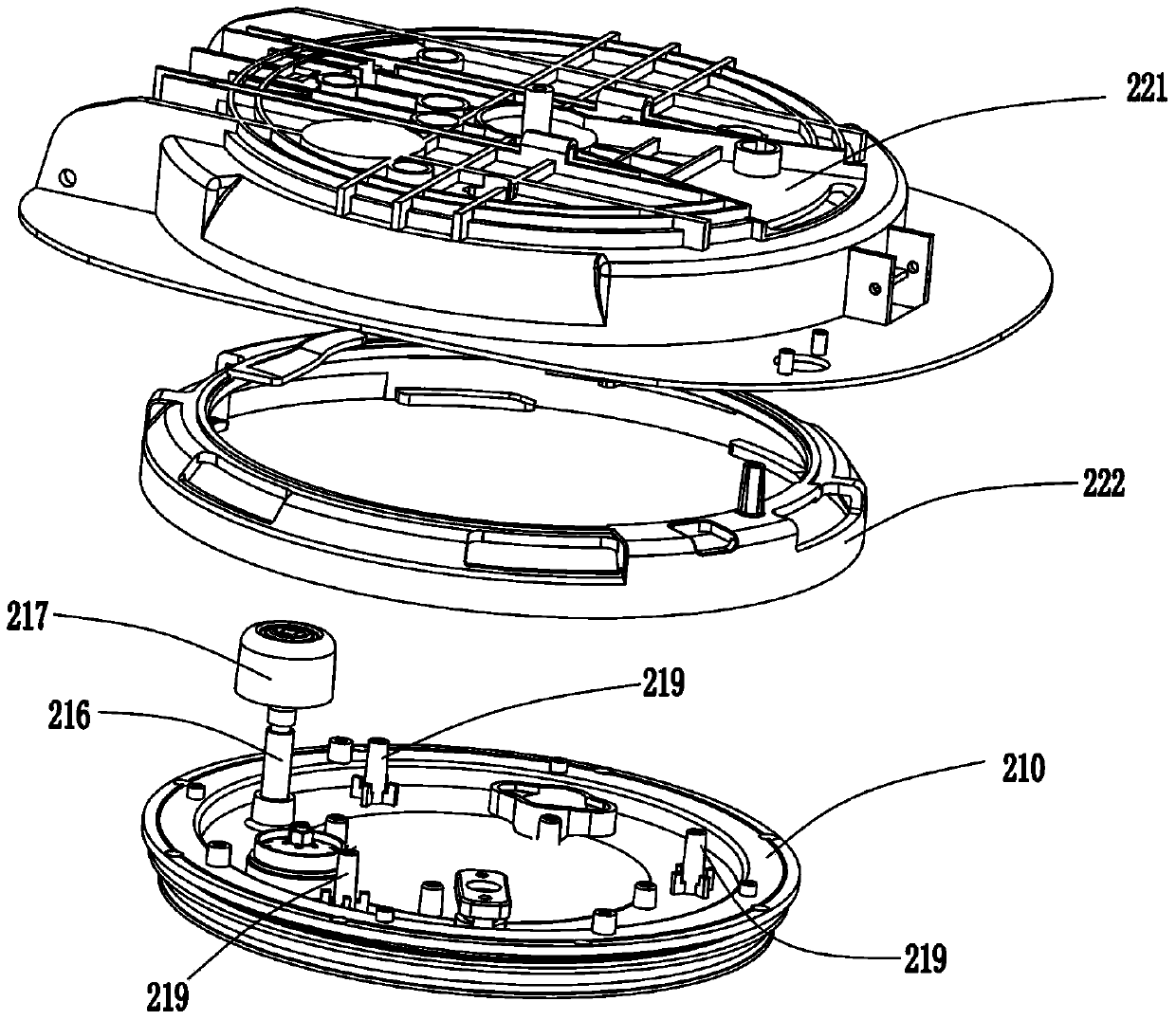 A non-self-resetting pressure relief electric pressure cooker