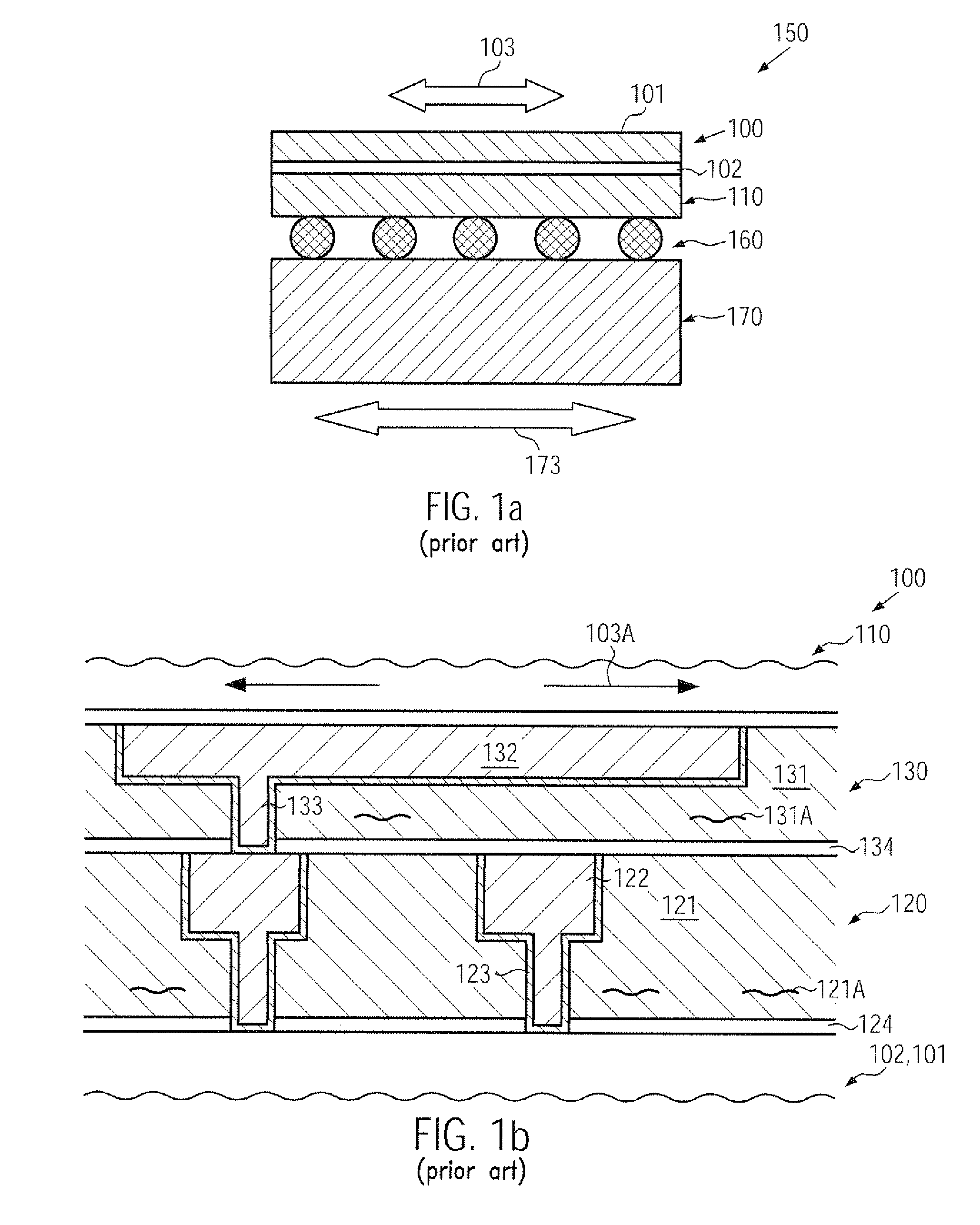 Semiconductor device including stress relaxation gaps for enhancing chip package interaction stability