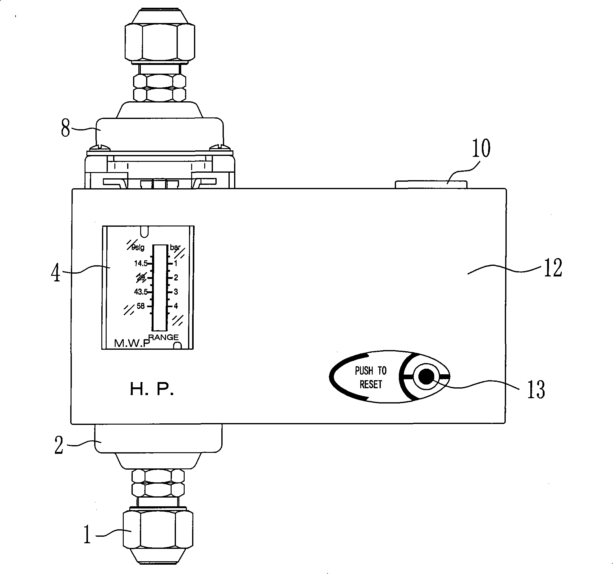 Time-adjustable time-delay differential pressure controller and assembling method