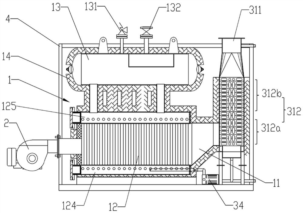 Efficient, energy-saving and environment-friendly gas/oil steam boiler