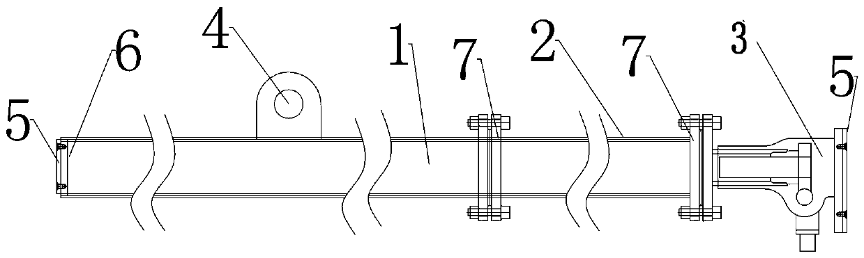 Assembly method for square low-temperature multi-effect seawater desalination evaporator