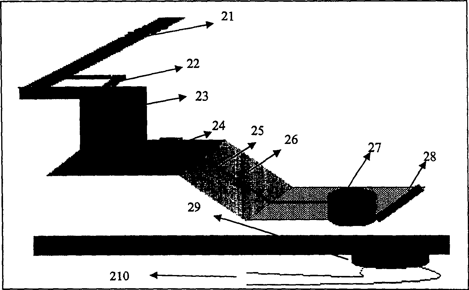 Marking pen design for optical microscope