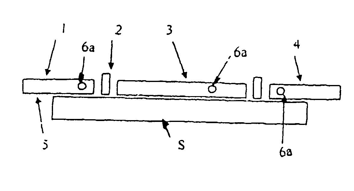 Method and device for de-icing of trains