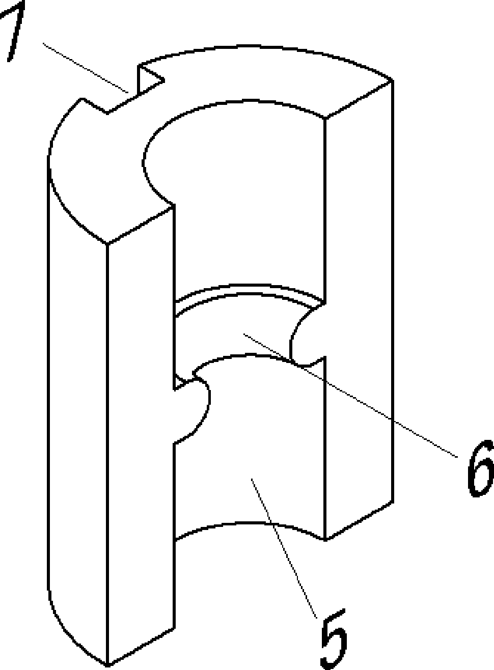 Axial fatigue experimental approach and apparatus for stacking abrasion load