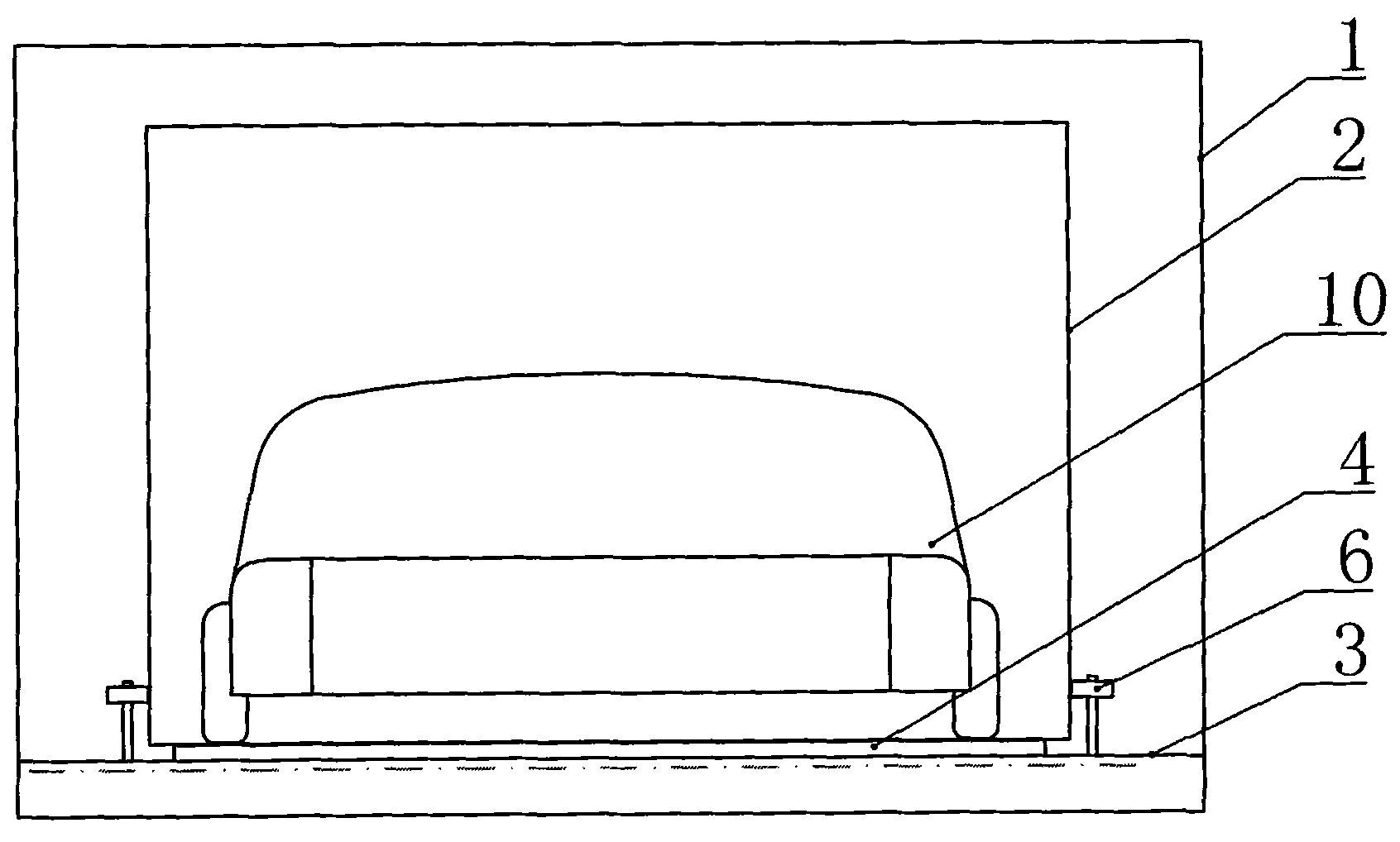 Environmental-friendly leisure type intelligent parking garage