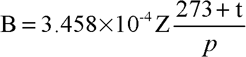 Method for measuring content of free gas in coal bed gas