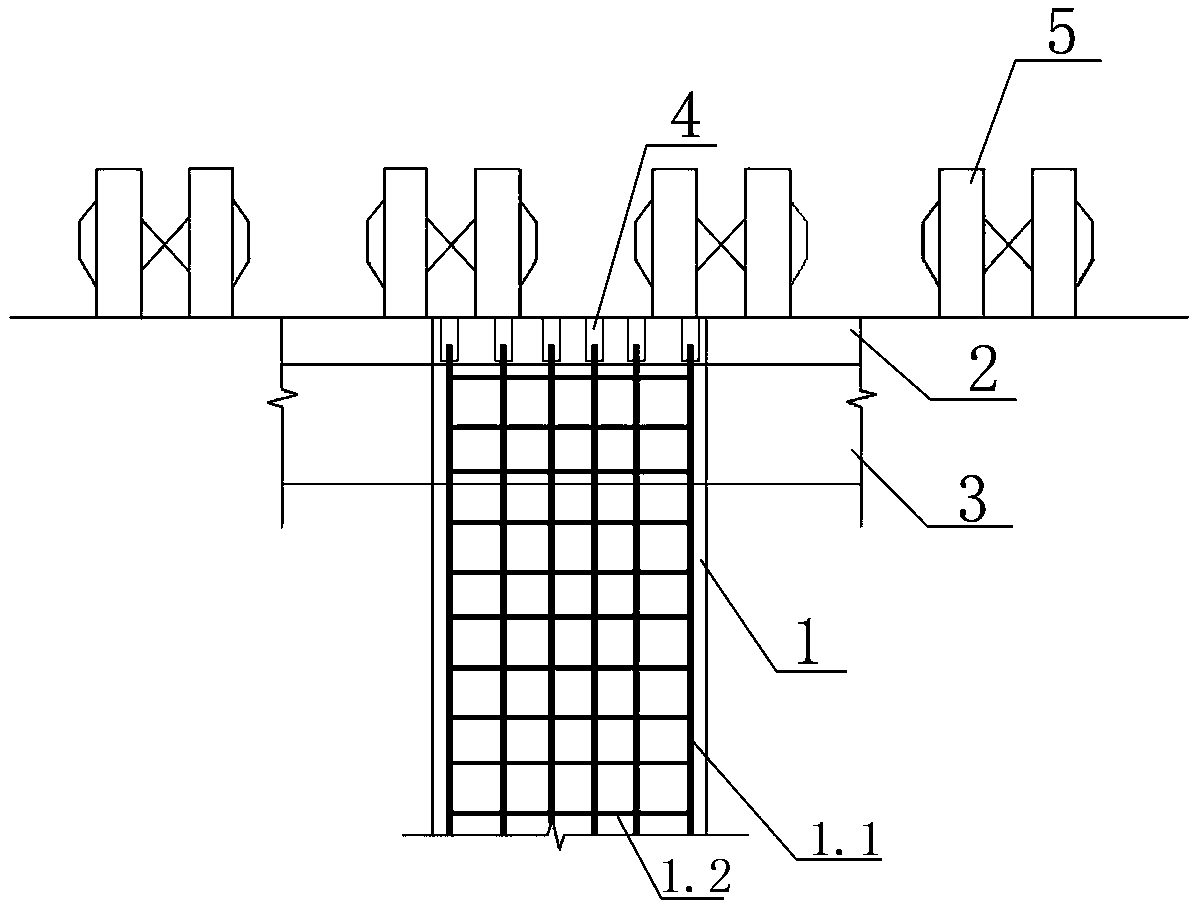 Supporting structure for building translation and construction method thereof