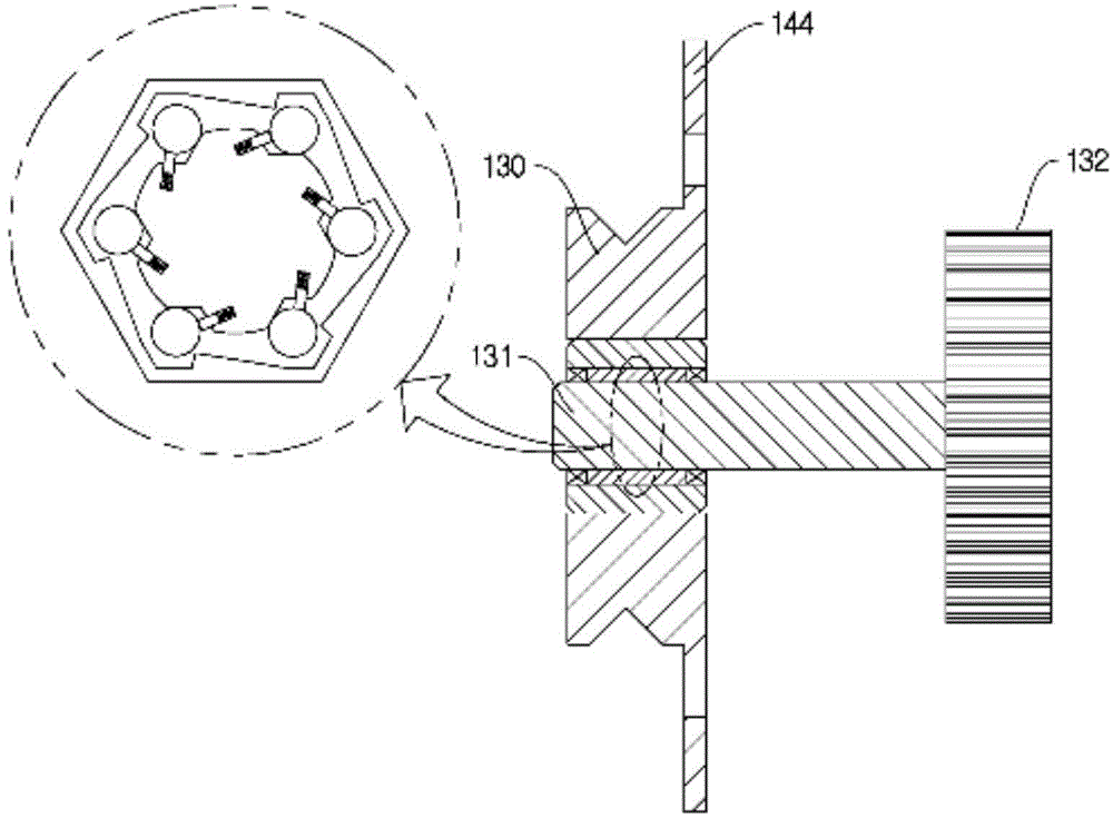 Printing ribbon driving device