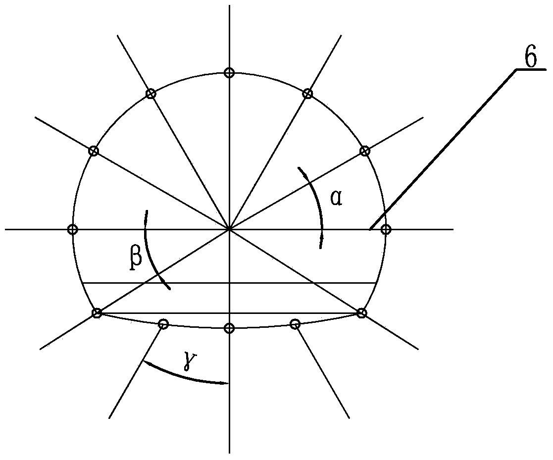 Water-rich fault fracture zone collapsed roadway repairing method based on angle-variable umbrella-shaped advancing grouting