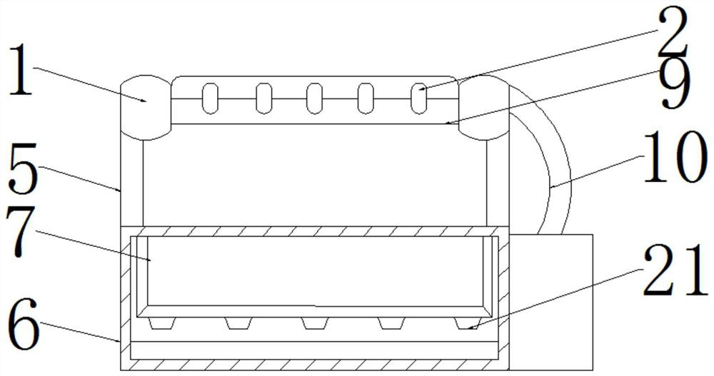 Black pig breeding shed disinfection and cleaning device and black pig breeding method