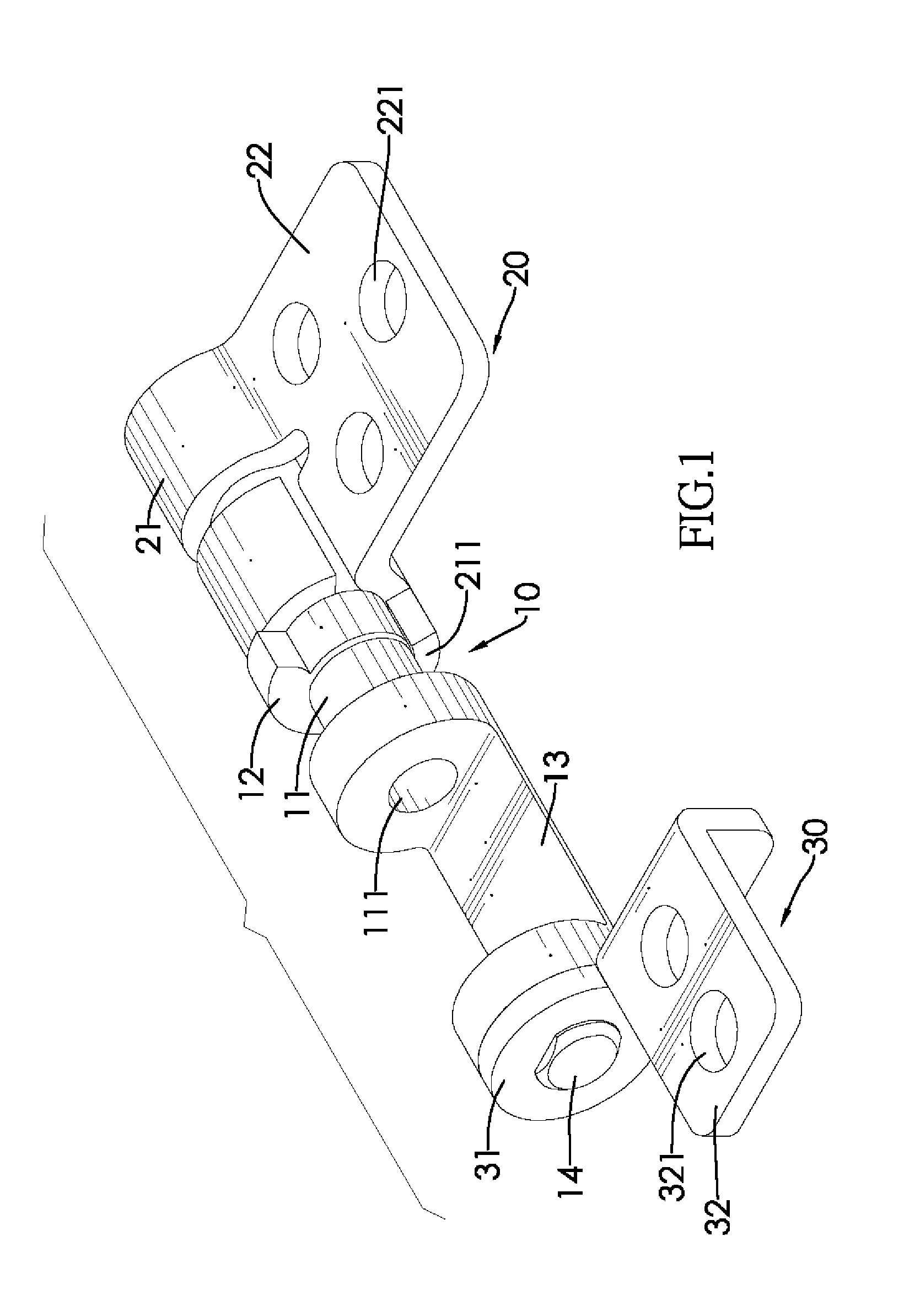 Hinge for a portable computing device