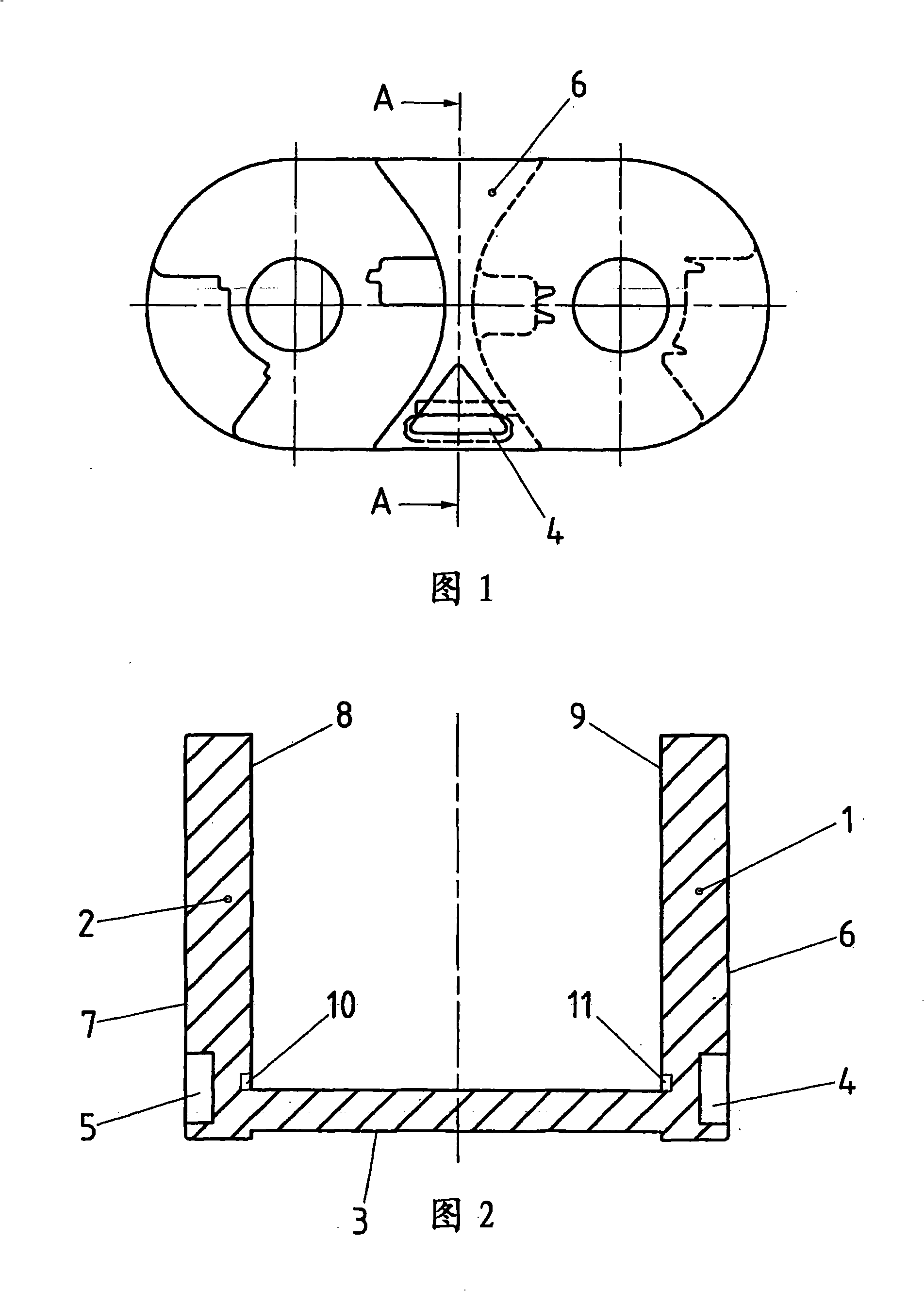 Non-warping chain link