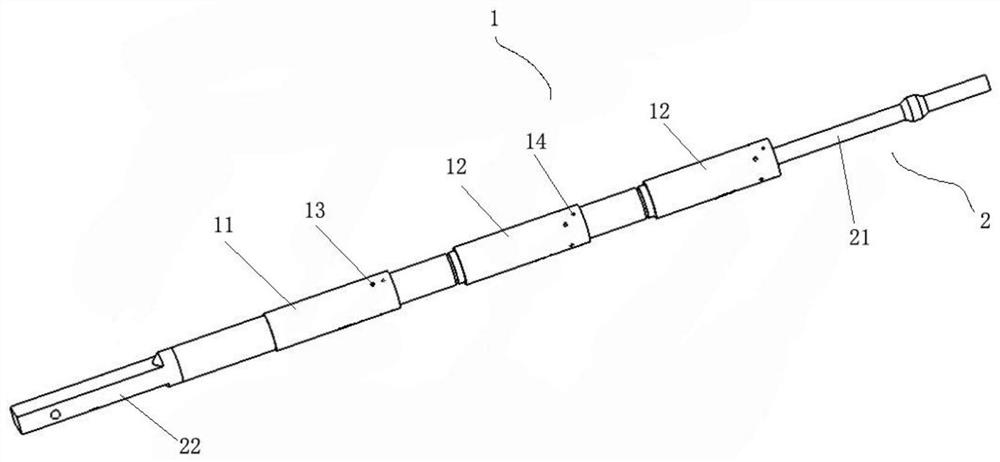 Spring pin type radial well guider layer changing device