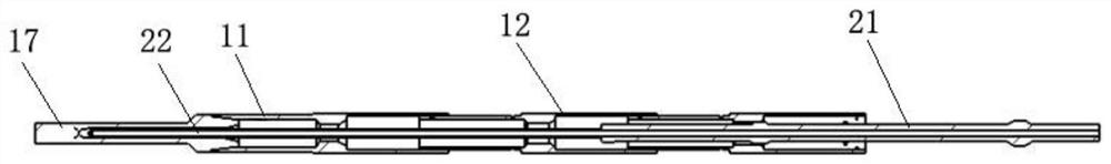 Spring pin type radial well guider layer changing device