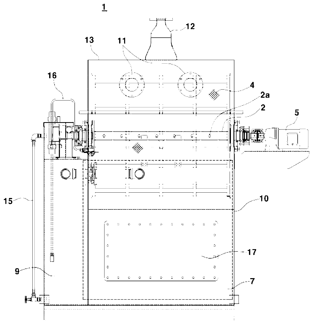 Bio-gas hydrogen sulfide removal device by using ion exchange fiber Pall ring for bio-gas purification