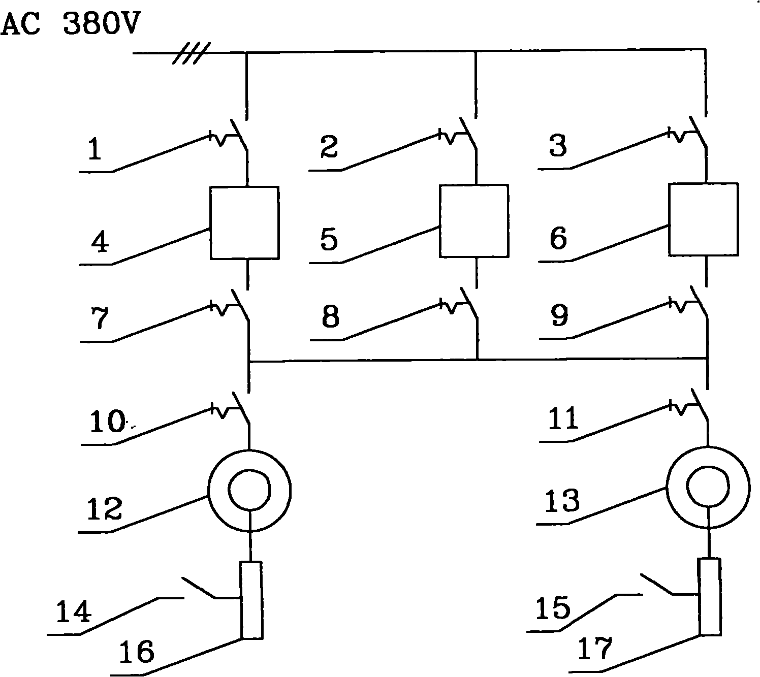 Silicon controlled rectifier stator voltage-regulation and speed-regulation parallel operation electric control system