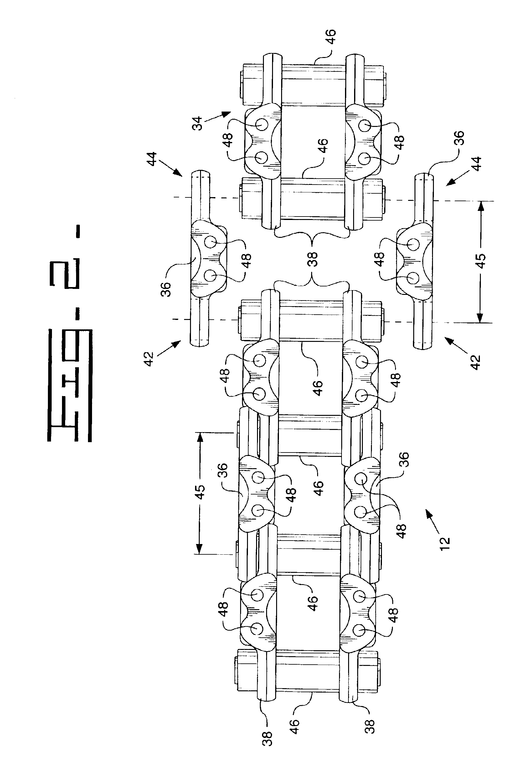 Method and apparatus for installing links on an endless track chain