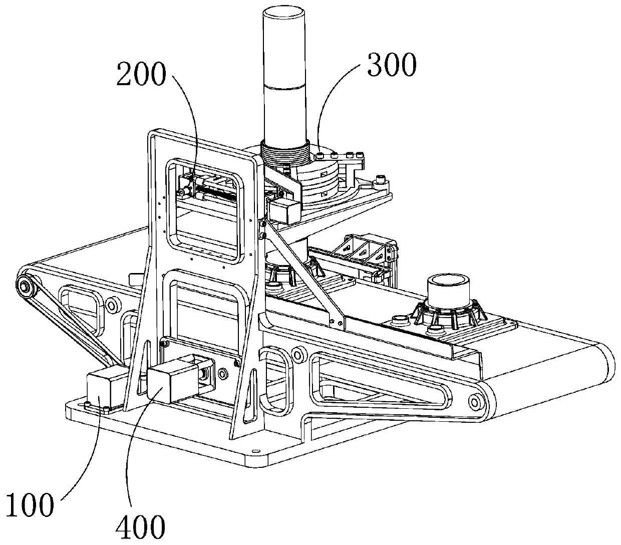 Automatic mounting machine for high-molecular sealing gasket