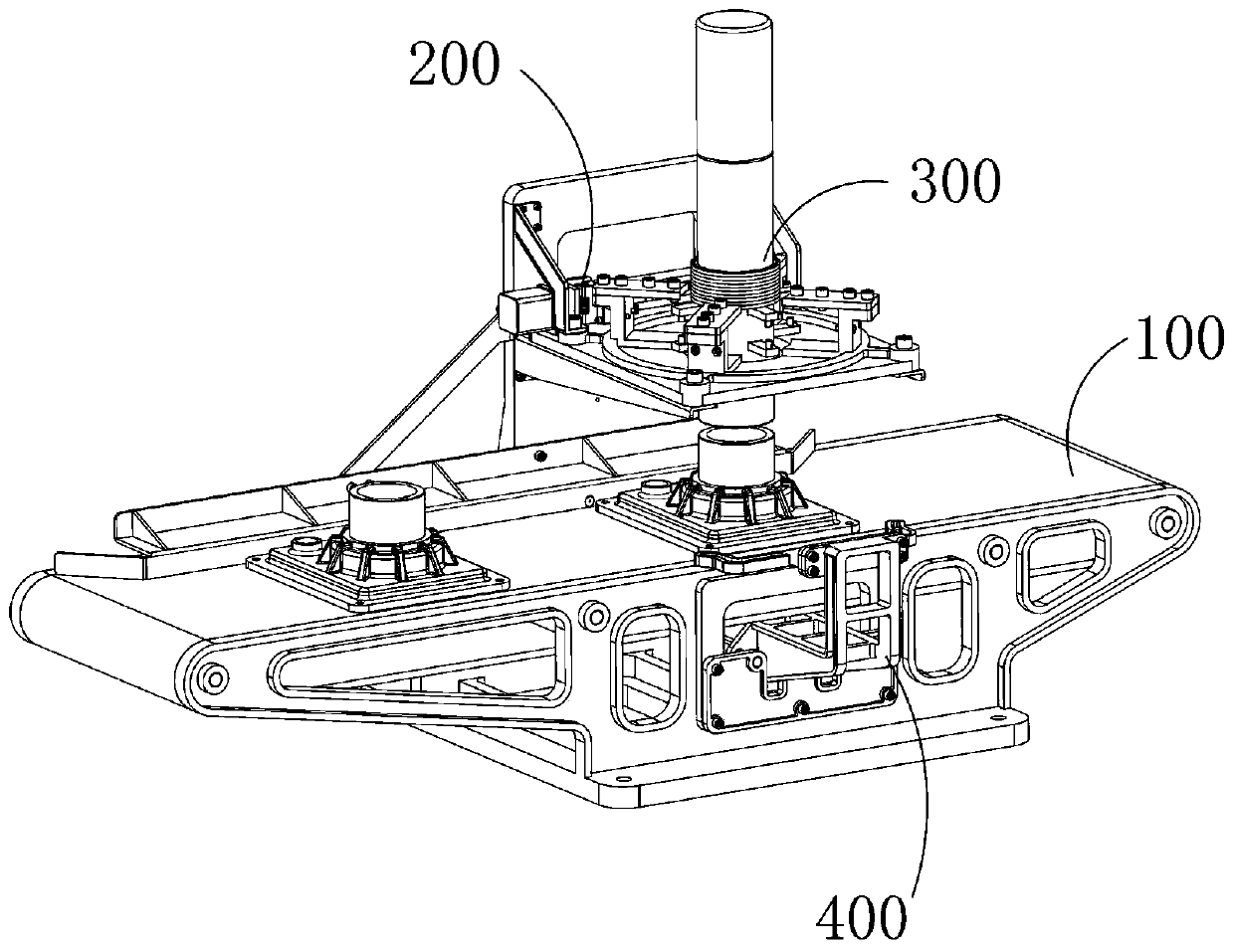 Automatic mounting machine for high-molecular sealing gasket