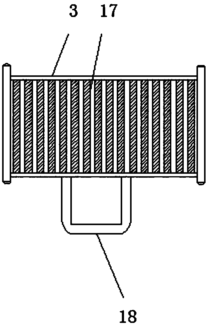 Greenhouse gas treatment device used for agricultural straw incineration