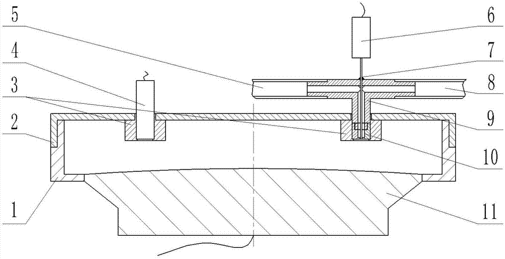 High-temperature calibration device for probe microphone