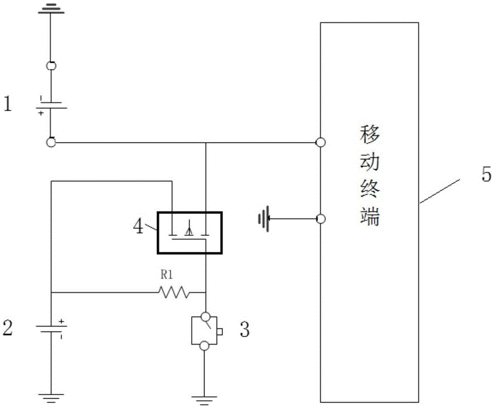 Dual-battery power supply circuit