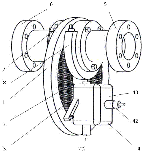 Automatic circulation screen filter device for blow-molding melt